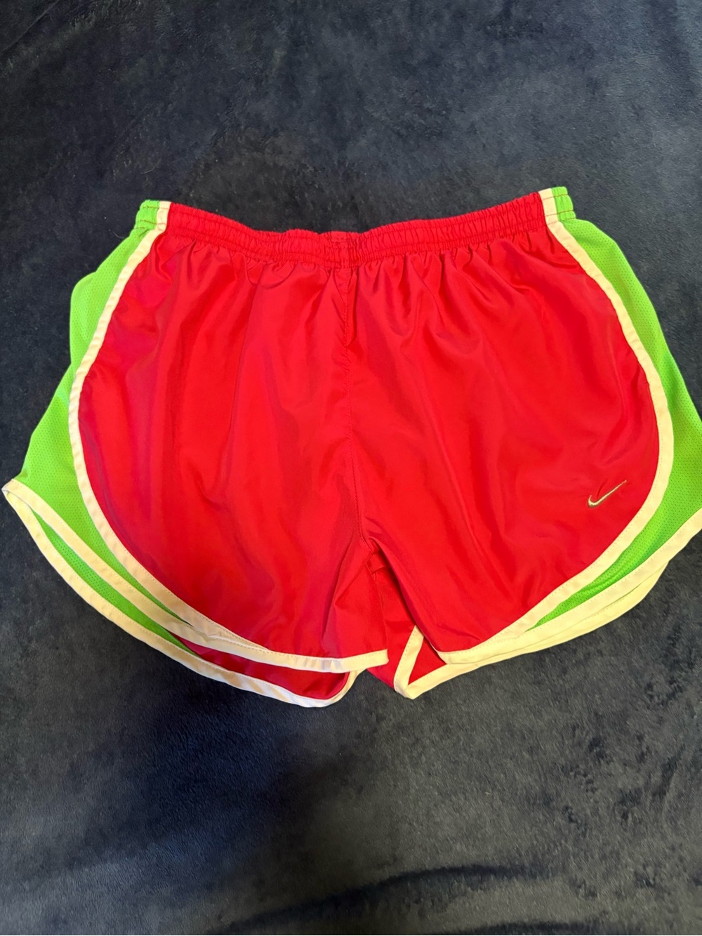 Nike Women’s Pink and Green Running Shorts